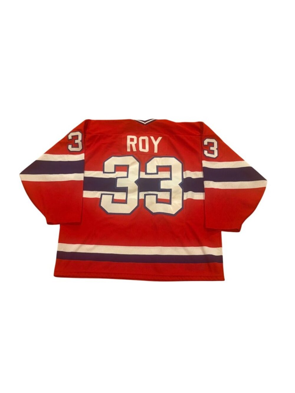 Vintage 90s CCM Montreal Canadiens Patrick Roy #33 NHL Hockey Jersey Men's Large